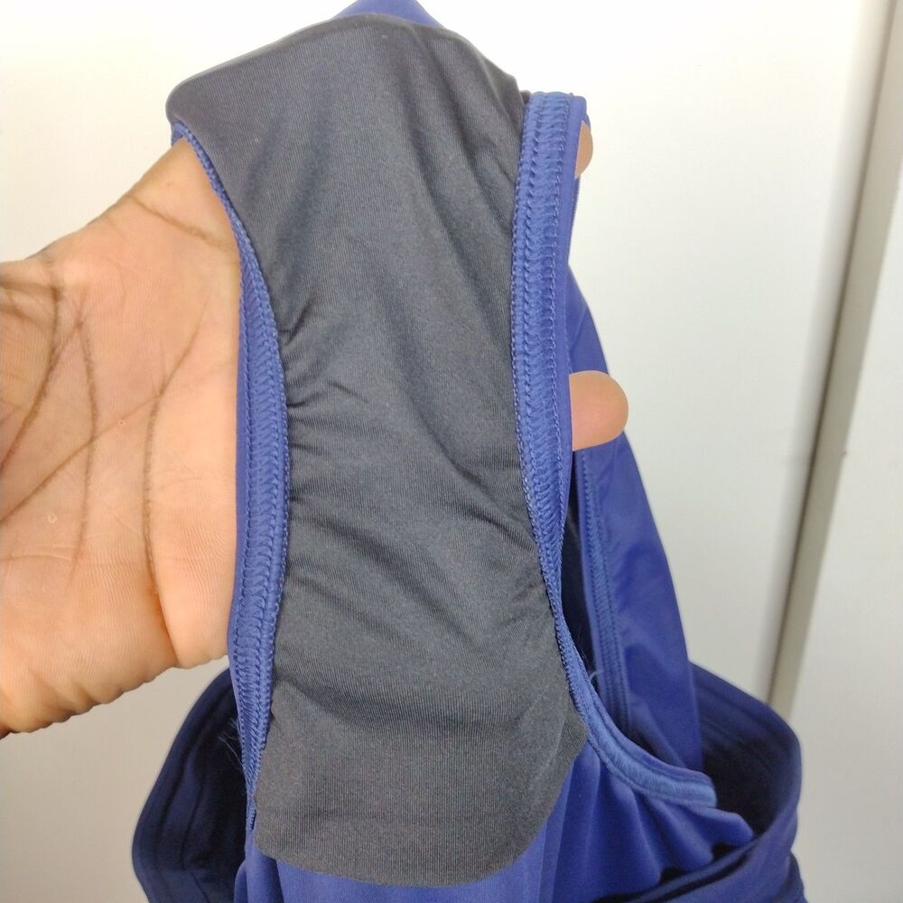 Lands End Swim Board Shorts Built-in Brief Pockets Womens Plus Size 18 Navy Blue - Picture 5 of 7